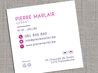 VDFA création et impression de carte de visite à sambreville