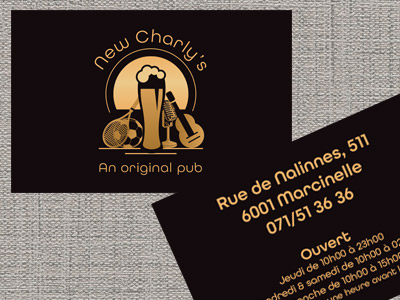 VDFA création de carte de visite à charleroi