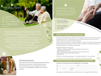 VDFA création et impression de flyers publicitaires en hainaut