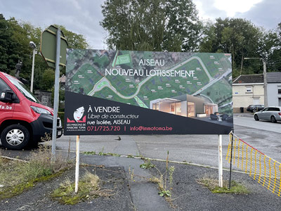 VDFA panneau publicitaire namur vdfa conception Gosselies