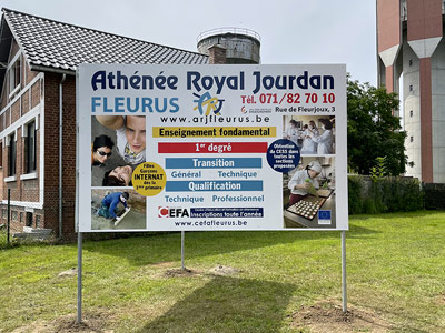 VDFA panneau publicitaire namur vdfa conception wavre