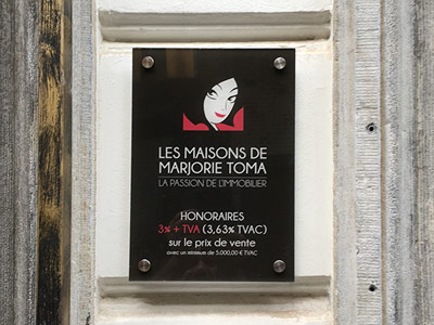 VDFA plaque pro plexiglass conception sambreville