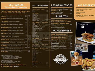 VDFA création et impression de set de table pour restaurant namur