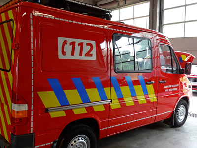 VDFA stickers publicitaire autoccolant lettrage véhicule conception wallonie
